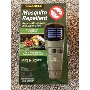 ThermaCELL Portable Mosquito Repellent Olive Green Camping Hunting 225 Sq Ft NEW